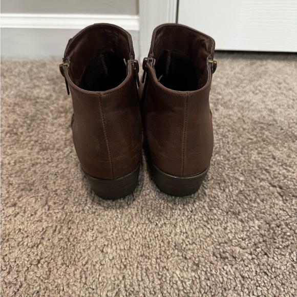 Esprit Dark Brown Ankle Booties - Picture 3 of 6